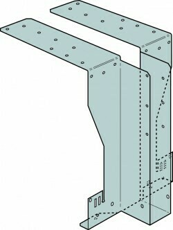 2ply 63mm x 225mm x 128mm HITB Heavy Backer Free I-Joist Hanger