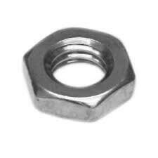 M12  Half Nuts (Lock Nuts) Grade 4 Zinc Plated  Box of 25