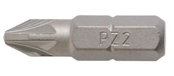 PZ2 Addax S2 25mm Driver Bits Pack of 10 Bits