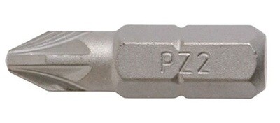 PZ2 Addax S2 25mm Driver Bits  Pack of 10 Bits