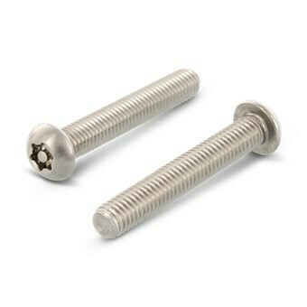 M3 x 6 6-Lobe Pin Security Button Head A2 stainless steel Box of 100