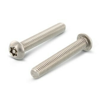 M8 x 10  6-Lobe Pin Security Button Head A2 stainless steel  Box of 100