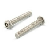 M6 x 10  6-Lobe Pin Security Button Head A2 stainless steel  Box of 100