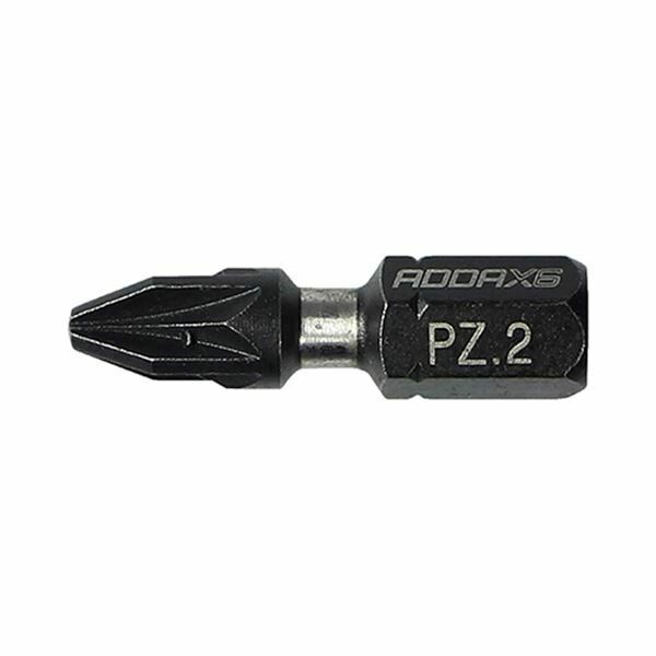 Timco X6 PZ2 25mm Impact Bits Pack of 10 Bits