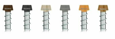 5.0 x 65mm Tri-Deck-Tec TX20 Decking Screw Stainless Steel Light Grey Heads Tub of 250