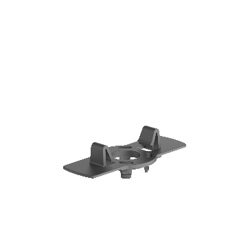 Eurotec Adjustable Decking Pedestal -BASE 32mm Clip Adaptor (10 Pack)