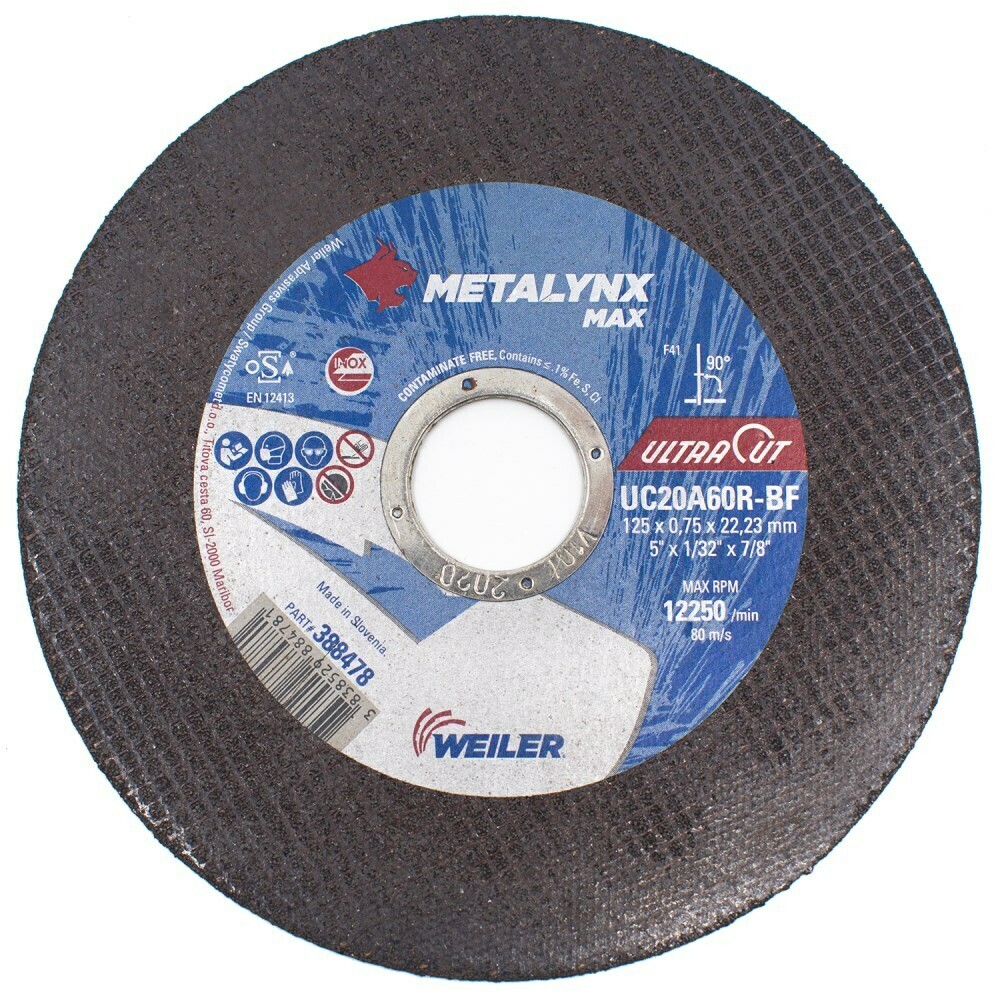 115mm x 1.0mm Inox Metal Cutting Discs Pack of 25 Discs