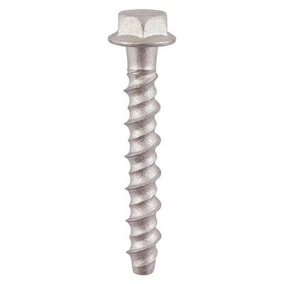 6mm x 100mm Multifix Hex Flange Screw In Bolts  Box of 100