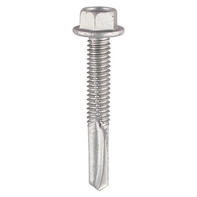 5.5mm x 32mm Timco Hex Head Self Drilling Screws (No washer) Heavy Section (external)  Box of 100