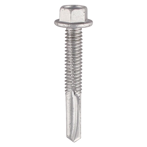 5.5mm x 75mm Hex Head Self Drilling Screws (No Washer) Heavy Section (external) Box of 100