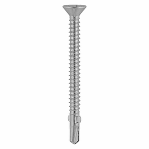 5.5mm x 65mm Countersunk self Drilling Screws Ruspert Plated Box of 200