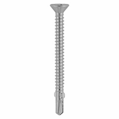 5.5mm x 85mm Countersunk self Drilling Screws Ruspert Plated Box of 100