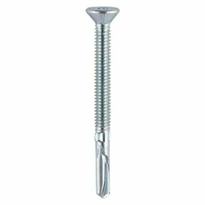 5.5mm x 85mm Countersunk self Drilling Screws Zinc Plated Box of 100