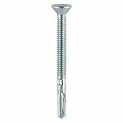 5.5mm x 45mm Countersunk self Drilling Screws Zinc Plated Box of 200