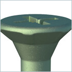 Reduced Diameter Countersunk Head