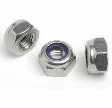 7/16 UNF Nyloc Nuts A2 304 Stainless Steel