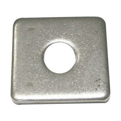 M12 x 50 x 3.0mm Thick Square Washer A2 Stainless Steel