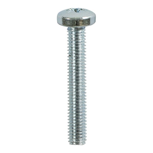 M5 x 12 Pozi Pan Machine Screws Zinc Plated Box of 100