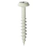 4.0 x 40mm Classic Rainwater Screws - PZ - Low Profile Pan - Exterior - White   Tub of 300