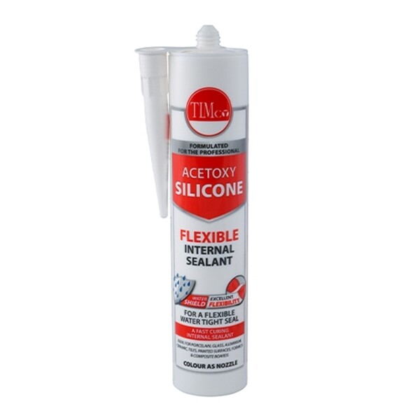 Acetoxy Silicone - Clear 300ml