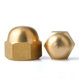 M12 Solid Brass Dome Nuts Din 1587