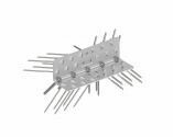 230mm x 70mm x 70mm Wood to Wood HH Shearing Angle