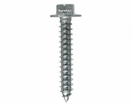 6.3mm x 60mm Hex Washer Assembly Screw Zinc Plated (Box of 100)