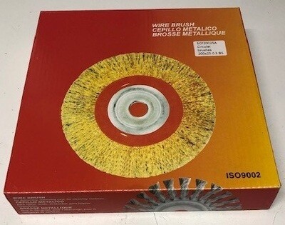 200mm (8 inch) Steel Crimped Wire Brush