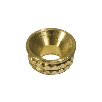 Knurled Inset Screw Cups - Solid Brass
To fit 3.5 Screw Pack of 8