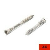 5.5 x 40mm Dual Thread Terrace / Hardwood Decking Screws A4 316 Stainless Steel  Box of 100