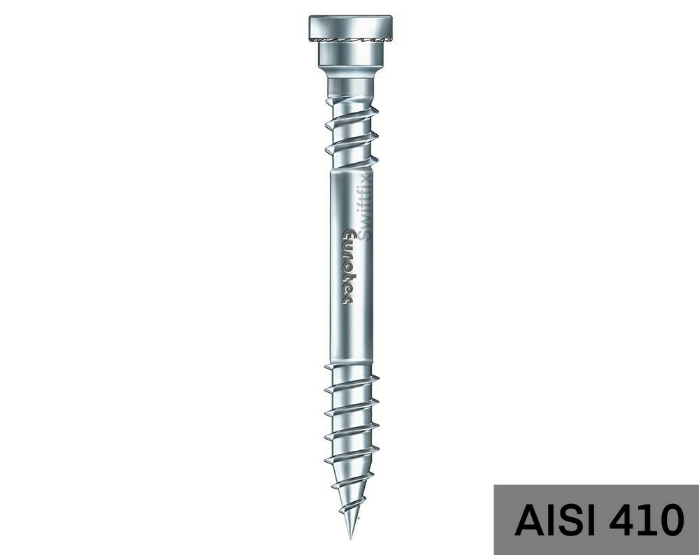 Terrassotec Hardened Stainless Decking / Facade Screws  5.5mm x 80mm  Box of 200