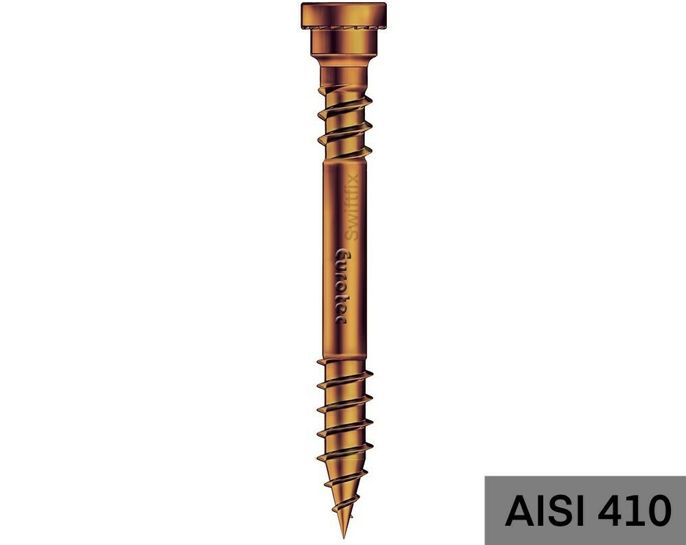 Terrassotec Hardened Stainless Decking / Facade Screws Box of 100          5.5mm x 60mm  Antique Bronze Colour