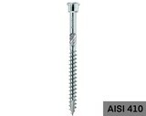 4.5mm x  50mm Terrassotec Hardened Stainless Steel Wood Screws  Box of 200