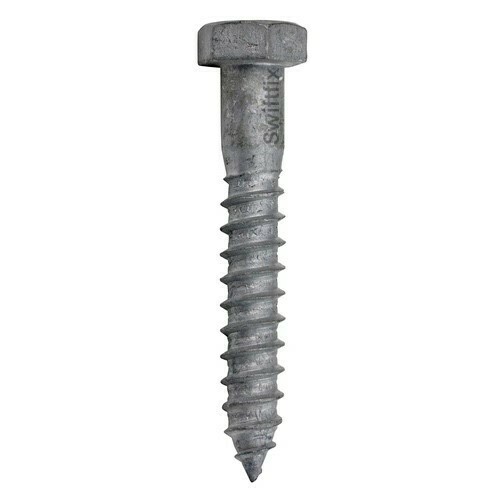 M6 COACH SCREWS HEX HEAD A2 STAINLESS STEEL X 10PK TO DIN571 