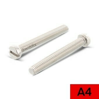 NYLOC NUTS WASHERS M6 & M8 A2 STAINLESS STEEL MACHINE SLOTTED PAN HEAD SCREWS 