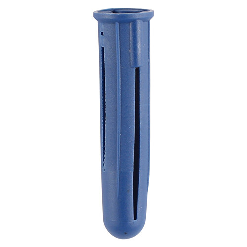 Blue Plastic Plugs for screws 6.0mm,6.50mm,7.0mm,7.5mm &amp; 8.0mm (No12-No.18) Diameters Pack of 40
