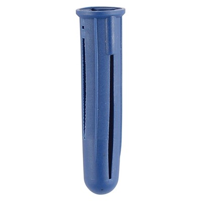 Blue Plastic Plugs for screws 6.0mm,6.50mm,7.0mm,7.5mm & 8.0mm (No12-No.18) Diameters Pack of 40