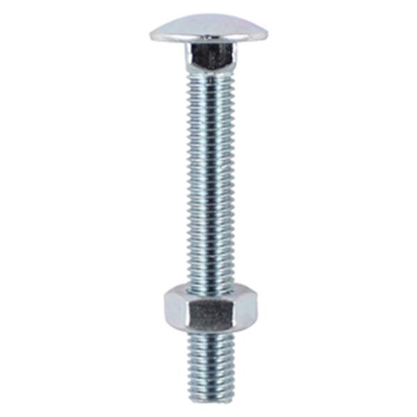 M16 x 200  Cup Square Hex (carriage Bolts) Zinc