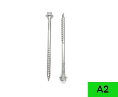 Landscape Screws  6.3mm x 100mm   Stainless Steel  (single screw)