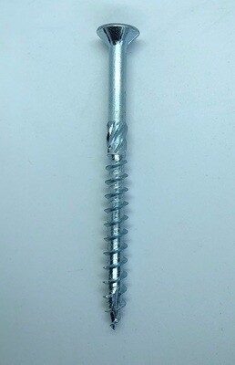 12.0mm x 120mm Paneltwistec Screws Countersunk TX50 Torx Drive Zinc  Coated  Part 975780   Box of 25