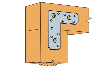 32mm x 120mm x 120mm Flat Bracket