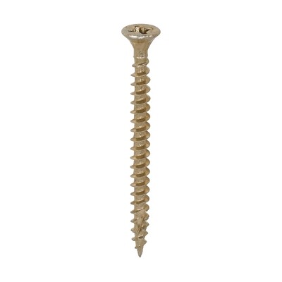 4.0mm x 50mm  Timco C2 Strongfix Premium Pozi Countersunk Wood Screws. Box of 200