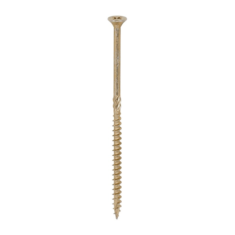 6.0mm x 130mm  Classic C2 Premium Pozi Countersunk Part Thread Wood Screws. Box of 100