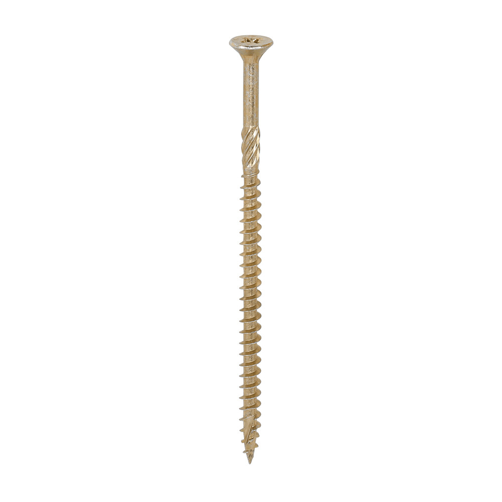 5.0mm x 100mm  Classic C2 Premium Pozi Countersunk Part Thread Wood Screws. Box of 100