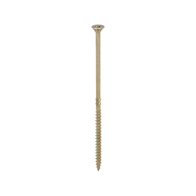 6.0mm x 150mm C2 Stronfix Premium Pozi Countersunk Part Thread Wood Screws. Box of 100