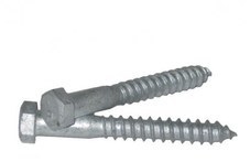 24mm x 400mm  Coach Screws mild steel Hot Dip Galvanised