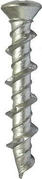 5.0mm x 50mm Countersunk Wall Screws Zinc Box of 100