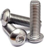 M6 x 8mm  Socket Button ISO 7380 Zinc Plated  Box of 200