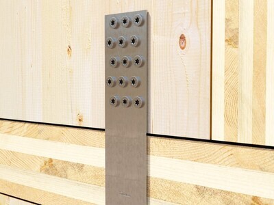 WHT Plate T (Timber to Timber)  Steel Plate 722 x 118 x 4mm