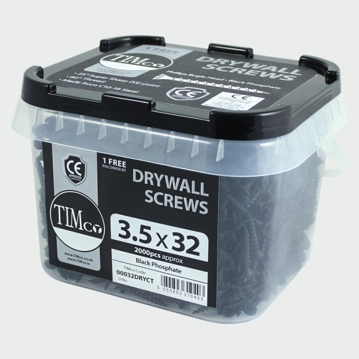 32mm Timco Drywall Screws in Buckets (Tubs) 2000